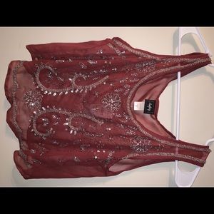 NWT Beaded crop top.